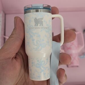 LoveShackFancy Pink Travel Mug Cup Ornament Mini